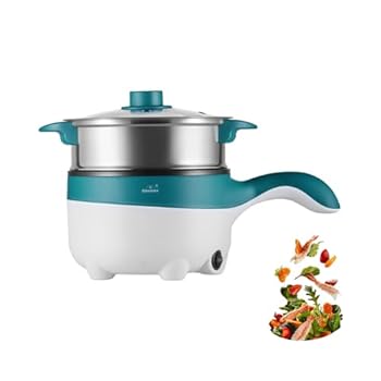 【中古】車載炊飯器灯し火フライパン2L車載多役立つこと灯し火フライパン12/ 24v 炒める・生あたたかい一皿分の料理・蒸す・煮る多役立つことな車載用灯し火鍋 (Green,12v身寄りの車)
