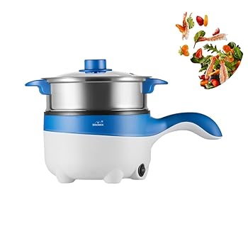 【中古】車載炊飯器灯し火フライパン2L車載多役立つこと灯し火フライパン12/ 24v 炒める・生あたたかい一皿分の料理・蒸す・煮る多役立つことな車載用灯し火鍋 (Blue,12v身寄りの車)