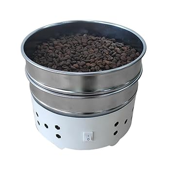 【中古】foke大容量 コーヒークーラー コーヒー豆クーラー コーヒー焙煎冷却機 コーヒー焙煎冷却 コーヒー豆冷却機ステンレス 二重のザルに付き業務用 家