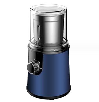 【中古】【未使用】Farigrut 電動コーヒーグラインダー コーヒーグラインダー 電動グラインダー ステンレス鋼 多目的 大容量 取り外し可能 洗える (ブルー)