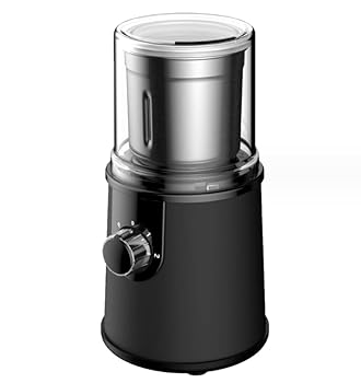 【中古】【未使用】Farigrut 電動コーヒーグラインダー コーヒーグラインダー 電動グラインダー ステンレス鋼 多目的 大容量 取り外し可能 洗える (ブラック)