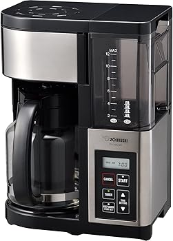 【中古】象印EC-YGC120フレッシュブリュプラス12優勝杯珈琲製造会社、ステンレス鋼黒いこと