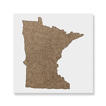 【中古】Minnesota Stateステンシルテンプレート ? 再利用可能なステンシルwith複数サイズあり 35"x35"|AJIMURA-SHOP