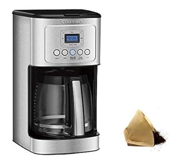 【中古】Cuisinart Perfectemp 14優勝杯 放送番組能力のある 珈琲製造会社 ガラスカラフェ付き添い人