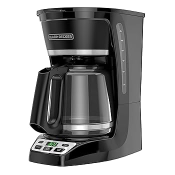 【中古】【未使用】BLACK+DECKER 12-Cup* Programmable Coffeemaker, Black, CM1070B-1