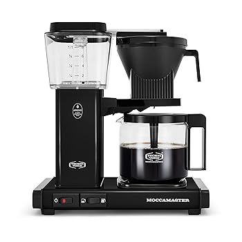 【中古】Technivorm Moccamaster 53937 KBGV 10優勝杯 珈琲製造会社 黒いこと 40薬局衡オンス 1.25リッター