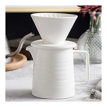 【中古】コーヒープレス セラミックコーヒーのドリッパー1-2カップのコーヒーのドリップフィルターポットの上のコーヒーメーカーの上に、Filte 500mlのた｜AJIMURA-SHOP 14,534円