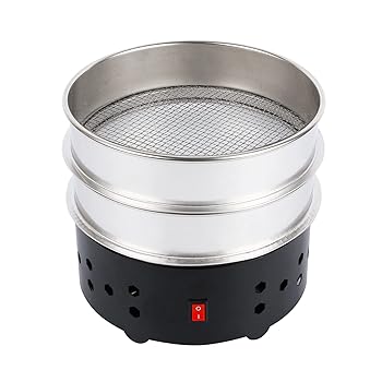 【中古】iCosoni コーヒービーンクーラー Wissxoer 明かり珈琲焙煎冷やかす機 大電気容量 550G 二層 珈琲もみ殻を集める (350g 黒いこと)