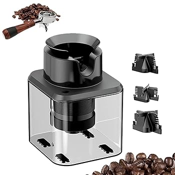 【中古】【未使用】電子ポルタフィルタークリーナー、自動コーヒーポルタフィルタークリーニングブラシ、3つの異なる形状ブラシ付き、安全感知装置、5秒の高速クリ