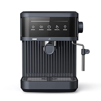 【中古】Deerouワンタッチ操作ハイパワー3つのコーヒー調理モードカップ温度ゾーンエスプレッソマシン20bar 3-in-1ミルク泡立て器ラテアートエスプレッソ