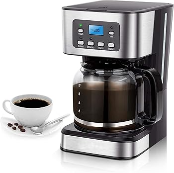 【中古】コーヒーメーカーブラックコーヒー用半自動コーヒーマシン ドリップコーヒーマシン 1.5Lの大容量コーヒーマシン 紅茶・ブラックコーヒー用 24時