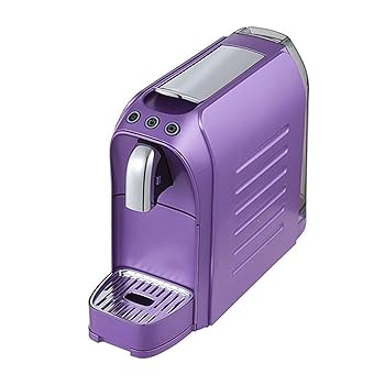 【中古】宇宙カプセル珈琲製造業者、放送番組能力のあるなワンタッチエスプレッソコーヒーマシン、身寄り用および執務室用,紫色