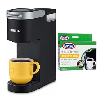 【中古】Keurig K-Mini シングル待遇 K-Cup ポッドコーヒーメーカー (黒いこと) 洗い濯ぎ優勝杯付き添い人 (5優勝杯) (2個)