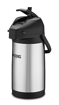 【中古】【未使用】Waring Commercial WCA25 2.5リットル ステンレスエアポット Waring Airpot Brewer対応