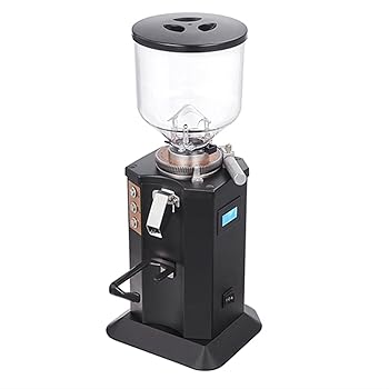 【中古】電動コーヒーグラインダー 1.5Lエスプレッソコーヒーグラインダー350Wフラット砥石コーヒーミラー調節可能な粗い罰金 コーヒー用品 (色 : Black,｜AJIMURA-SHOP