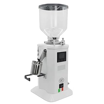 【中古】【未使用】電気コーヒーグラインダー 1.5Lエスプレッソコーヒーグラインダー350Wフラット砥石コーヒーミラー調節可能な粗い罰金 コーヒーミル (色 : White,|AJIMURA-SHOP