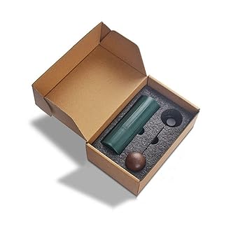 【中古】SMEJS 手動コーヒーミルグラインダーポータブルステンレス鋼バリコーヒー豆グラインダーホーム注ぐ洗える (Color : Green, Size : 16*5cm)