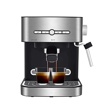 【中古】コーヒーマシン半自動エスプレッソコーヒーマシンコーヒーメーカーミルク泡立て器カフェテラカプチーノ熱湯蒸気付き (Color : CM6866 N BCG300,|AJIMURA-SHOP