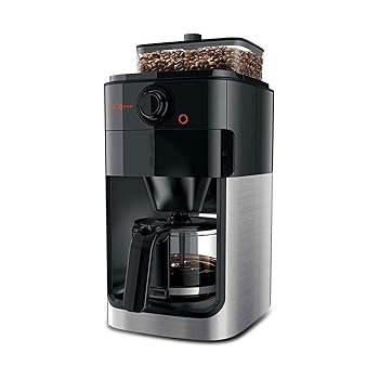 【中古】【未使用】ドリップコーヒーメーカー 挽いて淹れる 自動コーヒーマシン ビルトインバーコーヒーグラインダー forHome エスプレッソメーカー