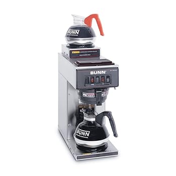 【中古】BUNN 13300.0002 vp17 ? 2ss Pourover Commercial Coffee Brewer with 2 Warmers、ステンレススチールBunn by｜AJIMURA-SHOP