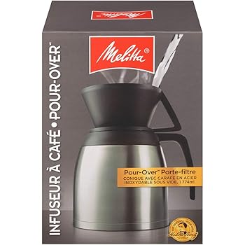 【中古】【未当て嵌める】Melitta珈琲製造業者、10 Cup pour- over Brewer withステンレス鋼Thermal Carafe