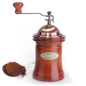 【中古】手動の木製のコーヒーグラインダー手レトロデザインコーヒー豆食品唐辛子ミルズ豆ナッツグラインダーキッチンツール