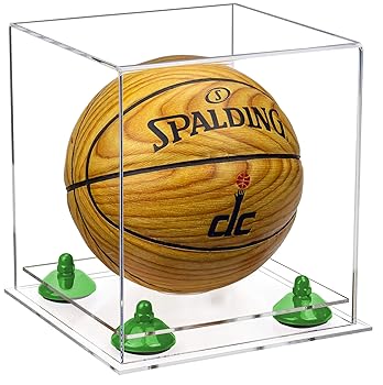 【中古】【未使用】Better Display Cases クリアアクリルミニ - ミニチュア(フルサイズではありません) バスケットボールディスプレイケース グリーンライザーとク｜AJIMURA-SHOP