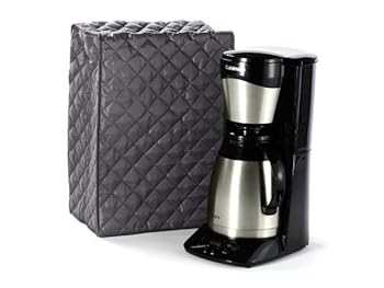【中古】Covermates 記念品 - コーヒーメーカー - 埃から保護 - 汚れ防止 - 洗濯可能 - 家電カバー - スレート