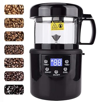 【中古】1400Wコーヒー豆ロースター電気コーヒー豆焙煎機家庭用ベーキングマシンコーヒー豆焙煎機冷却機能付き｜AJIMURA-SHOP