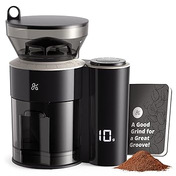 【中古】【未使用】Greater Goods Burr コーヒーグラインダー コーヒースケール内蔵 オニキスブラック|AJIMURA-SHOP
