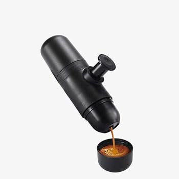 【中古】ポータブル コーヒー メーカー、カプセルと挽いたポータブル コーヒー マシン、電池式ポータブル エスプレッソ コーヒー メーカー パーフェクト
