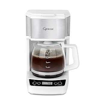 【中古】Capresso 5-Cup Mini Drip Coffee Maker, White