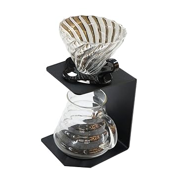 【中古】GLEAVI フィルターカップホルダー メタルドリップスタンド メタルスタンド コーヒー マニュアル ブラケット 金属 ドリッパー