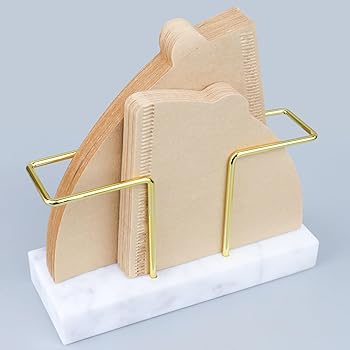 【中古】【未当て嵌める】PUNNIO コーヒーフィルターホルダー納める マーブル\u0026金管楽器仕合わせ コーヒーフィルターコンテナ 珈琲赤ちょうちん/身寄り/執務室用 #1/#2/#4/V60コーヒーフ
