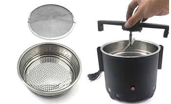 【中古】Farigrut 110V 珈琲豆冷房装置、明かり珈琲豆焙煎冷房装置、焙煎珈琲豆用電気容量 身寄り用冷やかす機、手っとり早い冷やかす取り合わせ、二層水漉し (5粍