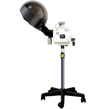 【中古】サロンホームプロフェッショナルヘアスチーマーおよび条件付け器械、髪の毛調度品赤ちょうちん色つや中央処理装置、立ち会い場車輪付き添い人スタン