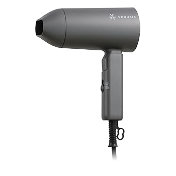 【中古】VENUSiS ヴィナシス マイナスイオンミニドライヤー VDM-1100 薄墨色