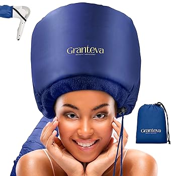 【中古】【未当て嵌める】Granteva 髪の毛ドライヤー カウリング 上端ダンス楽隊一体型 耳と首のあたり近所の熱を助け出す 髪の毛ドライヤー用ブロードライヤーアタッチメント かわき切る第四次元を