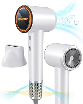 【中古】【STSEETOP】新開拓 弾丸道路 ドライヤー いけ図々しい量 速乾 髪の毛ドライヤー 2億差し引きイオン 1300W 恒温髪の毛世話をする 静音 ブラシレスモーター 弾丸道路11万回転させる