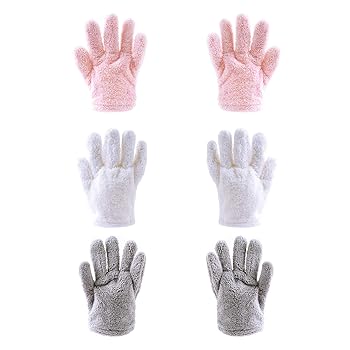 【中古】GIZMAC ヘアドライグローブ 3枚組 超吸水速乾 ミトン 濡れた髪用 髪の毛ドライヤーでより似つかわしい当て嵌める