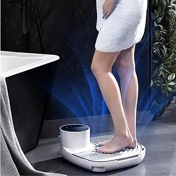 【中古】【未使用】ボディドライヤー、重力センサー付きボディヘアドライヤー、自然風/冷風、足タッチパネル乾燥ヒン、ボディケアドライヤー防水、浴室/プール用