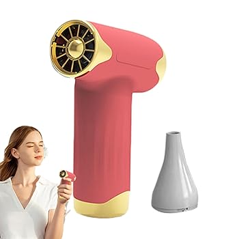 【中古】【未使用】Muskela コードレスヘアドライヤー、ポータブル扇風機 | ポータブルハンドヘルドワイヤレスヘアドライヤー | アウトドアや旅行に最適な強風充電