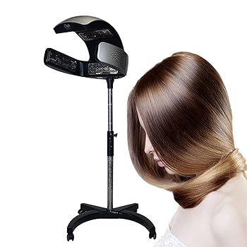 【中古】【未使用】プロのヘアスチーマー、美容院ヘアドライヤー、スマートヒーター、多目的LCDタッチスクリーン乾燥パーマ機、ブラック