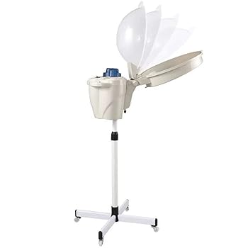 【中古】【未当てはめる】650W プロフェッショナルフロアヘアスチーマー 髪染め用 ヘアフードスチーマー 髪の毛ドライヤー ヒートタイマー付き添い人 フードローリングベース付き添い人
