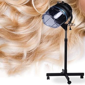 【中古】割り増し金腹筋ボンネット付き添い人スタンディングヘアドライヤーとスチーマー、ヘアカラープロセッサースタンディングプロフェッショナルヘアドライヤー