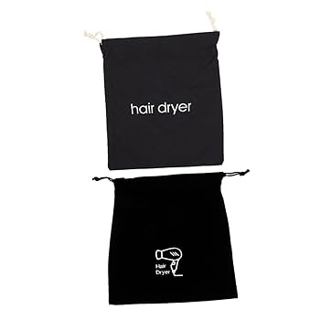 【中古】MERRYHAPY 2個 収納袋 旅行バニティバッグ 旅行 旅行用 用保護バッグ ???? hairdryer 旅行バッグ 丈夫な収納袋 巾着袋 ファブリック