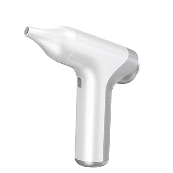 【中古】【未当て嵌める】WISSPKYO 膨らませたり殴ることしたりできる多役立つことの灯し火髪の毛ドライヤーで、取り替えっこ用ノズル2本が属するしています。低耳障りな音携帯型気違いを積み上げる, 白