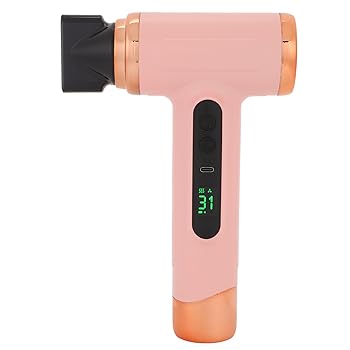 【中古】髪の毛ドライヤー、15000mAh 殴ることドライヤー、軽さ携帯型 固定ディスク ディスプレイヘアドライヤー、360 度回転させるノズル付き添い人 200W 髪の毛ドライヤー、USB