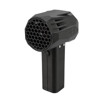 【中古】【未使用】WISSPKYO 高速ブラシレスモーターを備えたカーボンファイバー複合ファン 軽量ボディで持ち運びが容易 2 つの側面構造が備わっています