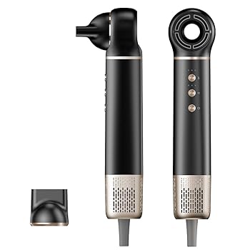 【中古】【旅するや出張 行楽に至適！】 nikome ハイスピードヘアドライヤー NKM-SHD01 (黒いこと) ドライヤー 髪の毛ドライヤー 1200W いけ図図しい量 冷ややかさ 速乾